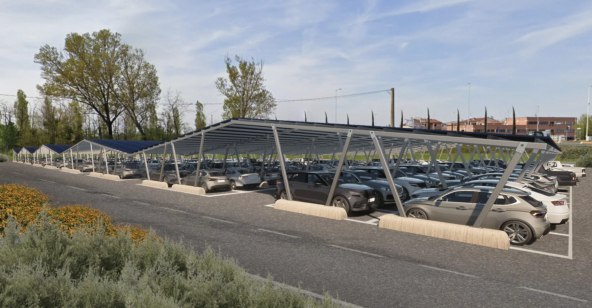 Auvents Photovoltaïques